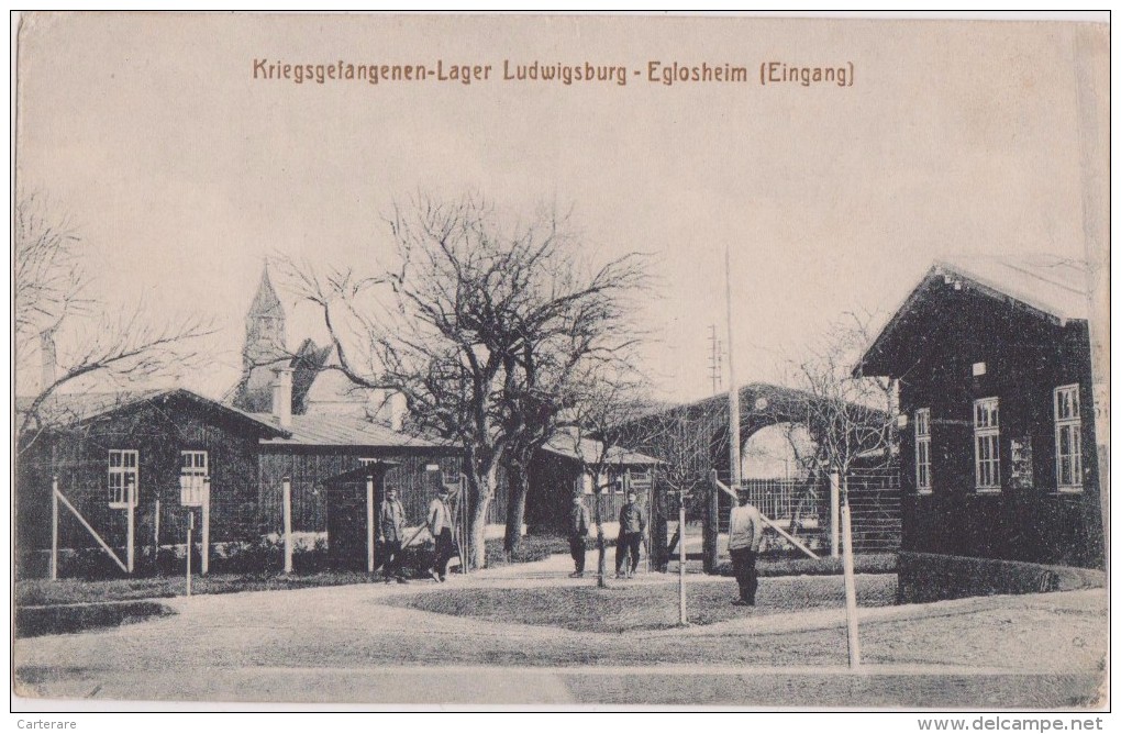 ALLEMAGNE,DEUTSCHLAND,GERMANY,camp De Prisonniers  Français En Allemagne,Kriegsgefangene N-lager Ludwigsburg-eglosheim - Ludwigsburg