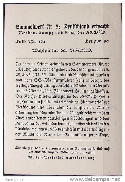 NSDAP-Sammelbilder - Kpl. Serie (50) Sammelwerk 8 - Gruppe 30 - Sonstige & Ohne Zuordnung