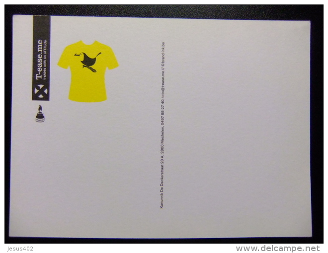 CARTA POSTAL PUBLICITARIA -PIRAAT - T.EASE.ME - Publicidad