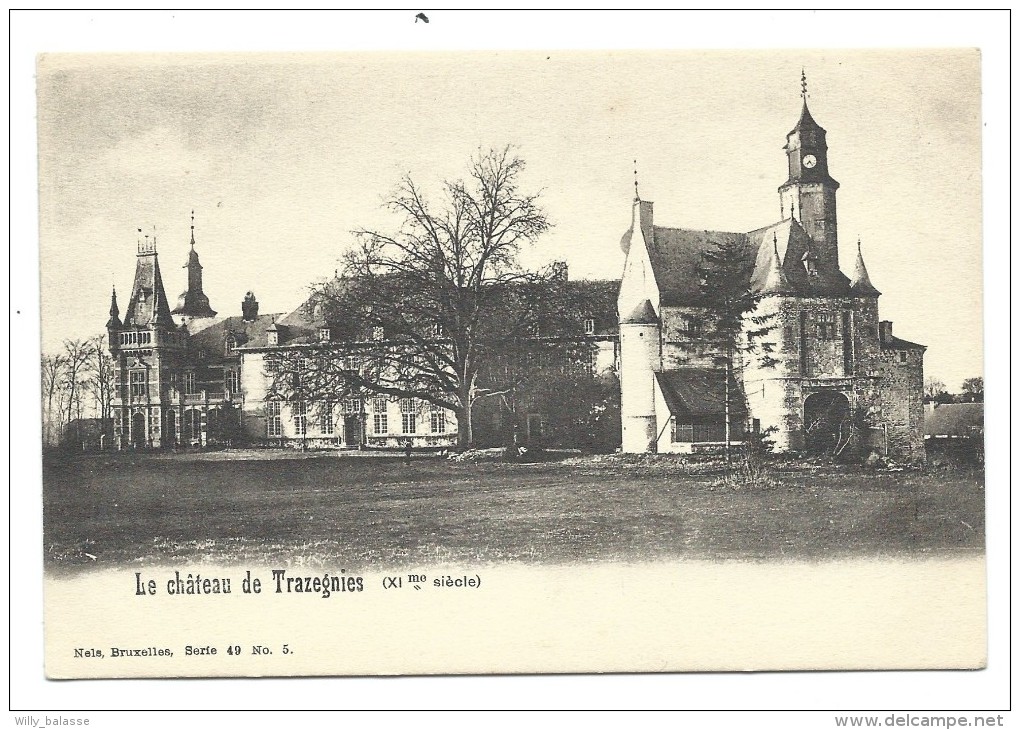 CPA - Le Château De TRAZEGNIES   // - Courcelles