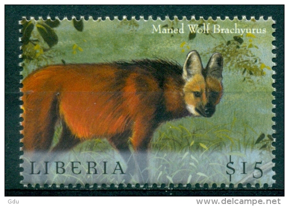 Liberia 2000 " Hors Série Feuillet - Loup / Wolf  " Mnh*** - Otros & Sin Clasificación