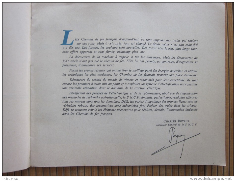 1955 Technique Ferroviaire Françai Se Publicitaire SNCF Société Nationale Des Chemins De Fer Français Trains Rails Gare - Europa