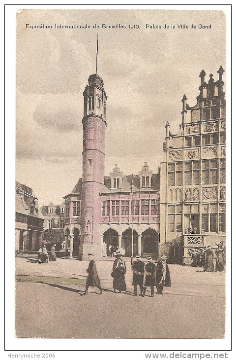 Belgique - Flandre Orientale - Gent Gand - Exposition De Bruxelles 1910 - Palais De La Ville - Wereldtentoonstellingen