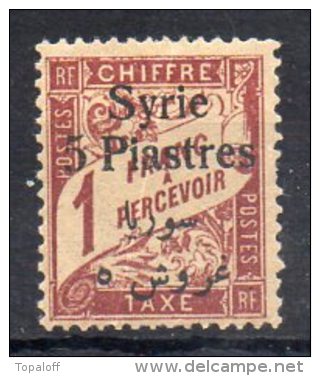 Syrie Taxe N°31 Neuf Charniere Def - Segnatasse