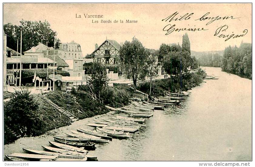 Belle CPA -   La Varenne -  Les Bords De La Marne             A526 - Autres & Non Classés