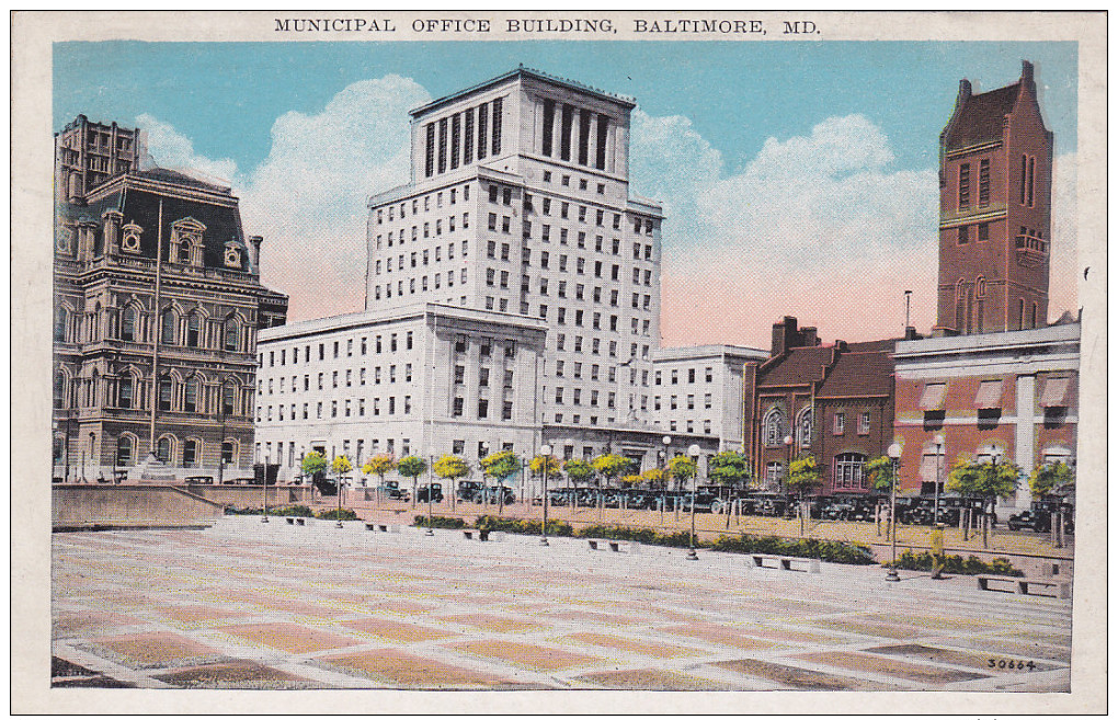 BALTIMORE, Maryland, 1900-1910's; Municipal Office Building - Baltimore