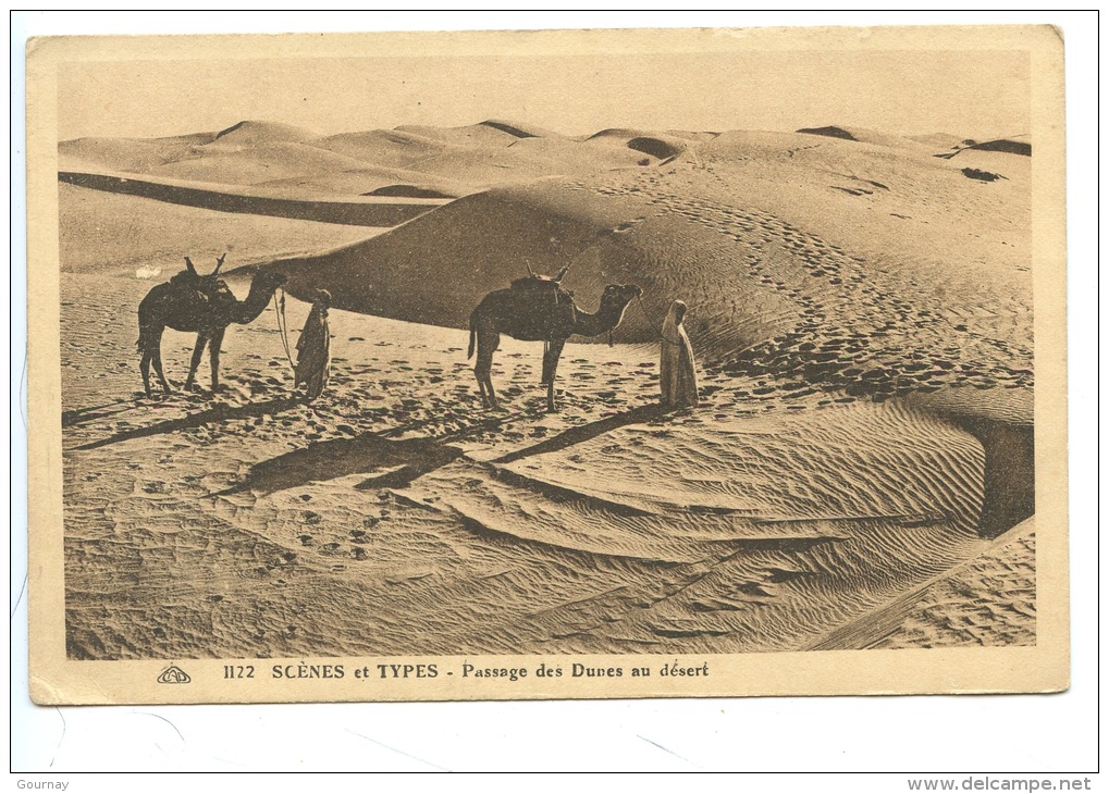 Scènes Et Types : Passage Des Dunes Au Désert (n°22) Afrique Du Nord - Westelijke Sahara