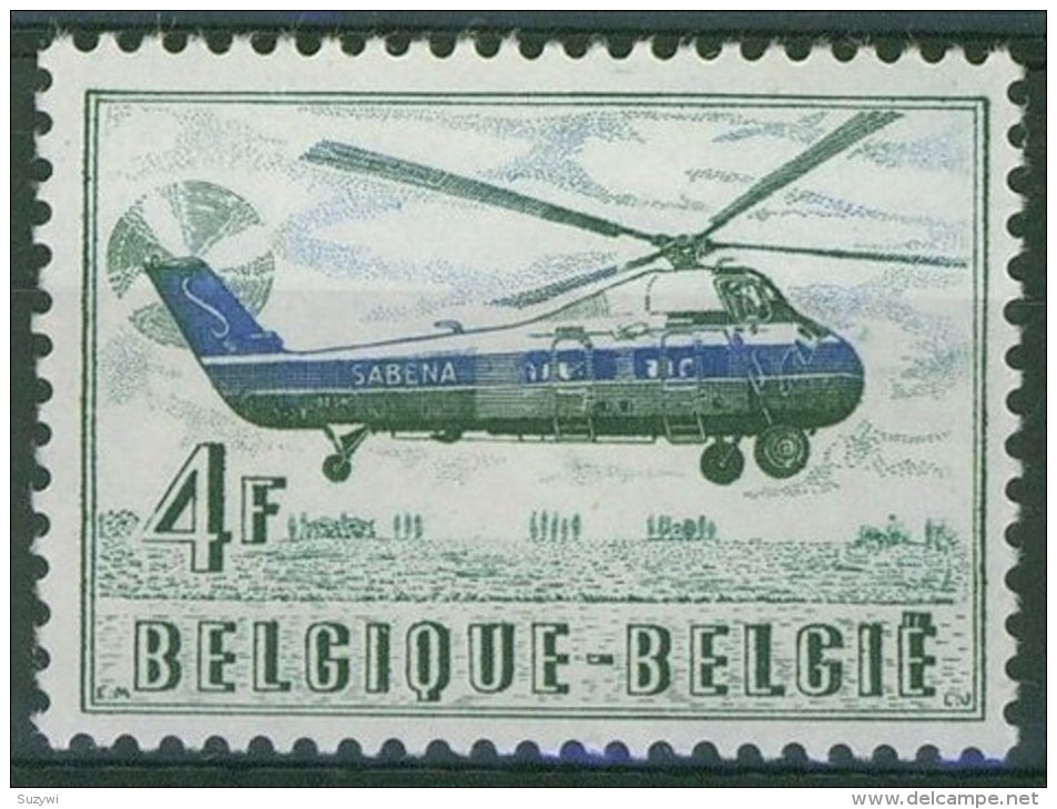 Belgium**Sikorsky Helicopter-1st Airmail Flight-1950-MNH-Hélicoptère-Hubschrauber-Poste Aérienne - Nuovi