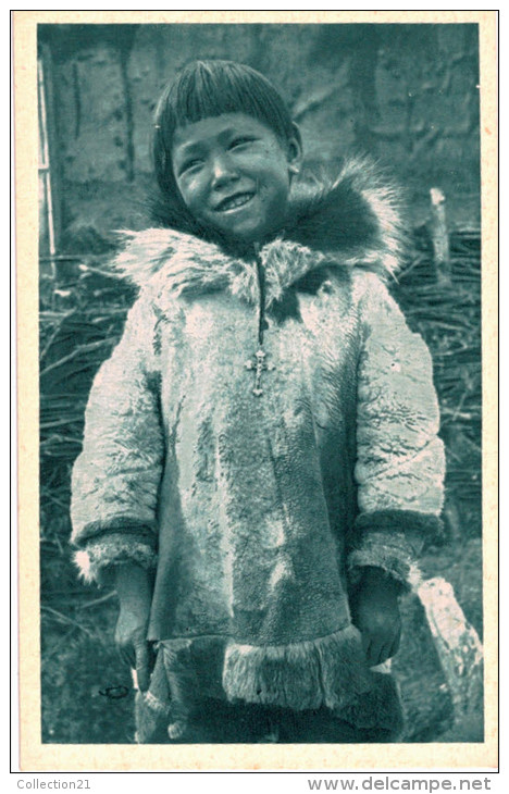 POLAIRE .... CERCLE ARCTIQUE .... ENFANT DE CHOEUR ESQUIMAU - America