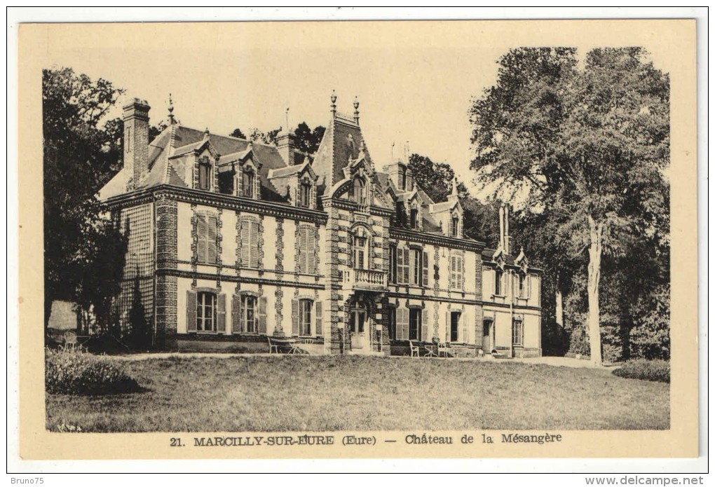 27 - MARCILLY-SUR-EURE - Château De La Mésangère - Marcilly-sur-Eure