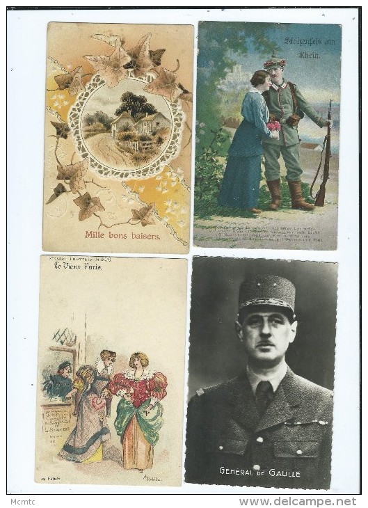 Lot CPA -CPSM -CM -  66 cartes divers