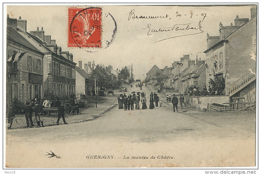 Guerigny La Montée De Chatre  Edit Hirondelle - Guerigny