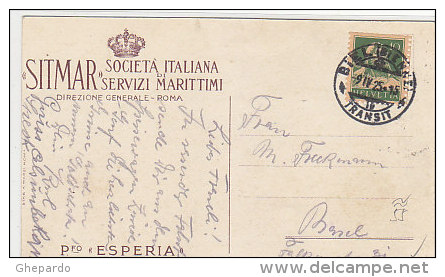 Esperia - Gran Espresso Europa-Egitto - SITMAR - 1925    (150407) - Koopvaardij
