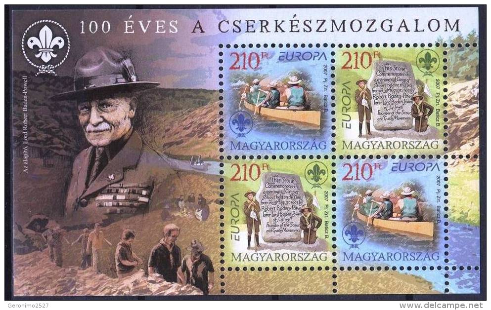 Europa CEPT 2007 HUNGARY Scouts - Fine S/S MNH - Neufs