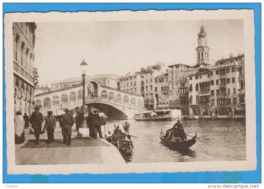 POSTCARD ITALY VENEZIA PONTE DI RIALTO UNUSED - Venezia