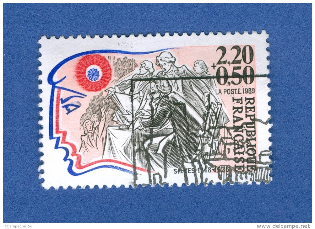 1989   N° 2564   SIEYES    OBLITÉRÉ - Used Stamps