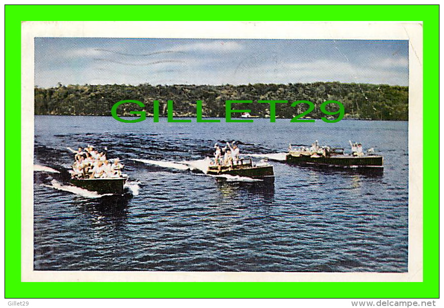 GANANOQUE, ONTARIO - MOTOR BOATING INLAND LAKES - TRAVEL IN  1948 - - Gananoque