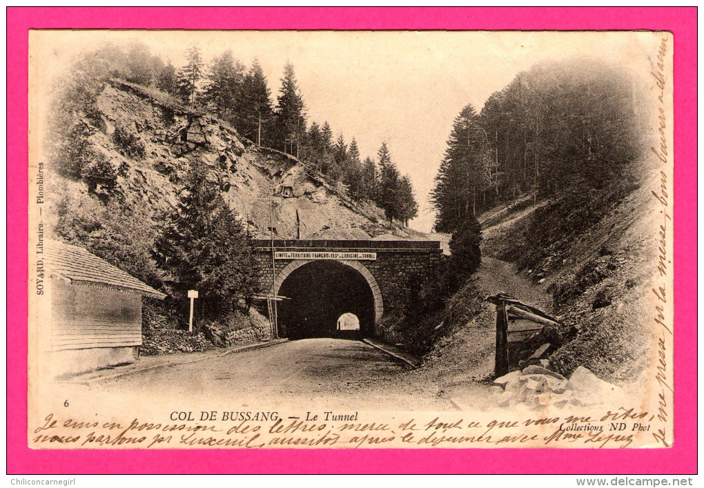 Col De Bussang - Le Tunnel - NEURDEIN FRERES - ND PHOT - SOYARD - 1903 - Col De Bussang