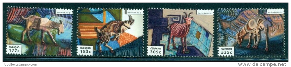 Curacao 2015  Jaar Vd Geit    Year Of The Goat   Postfris/mnh/neuf - Unused Stamps