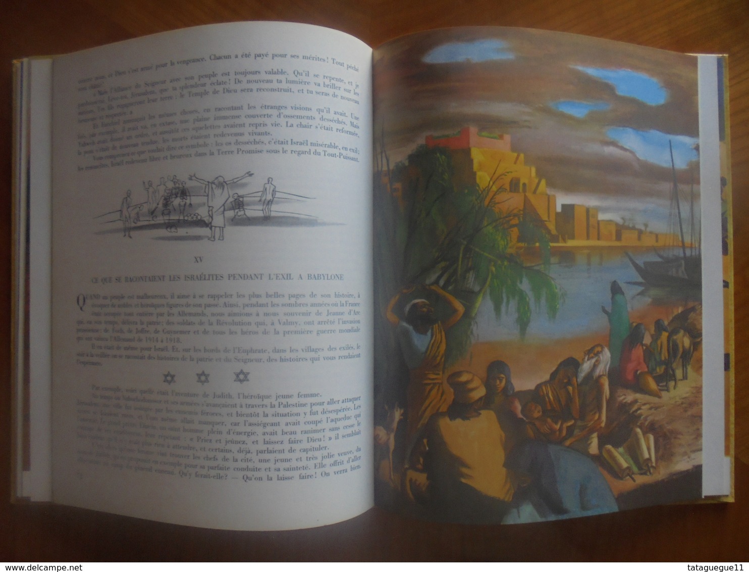 Ancien - Livre Pour Enfant "HISTOIRE SAINTE DE MES FILLEULS" Par Daniel ROPS HACHETTE - Hachette