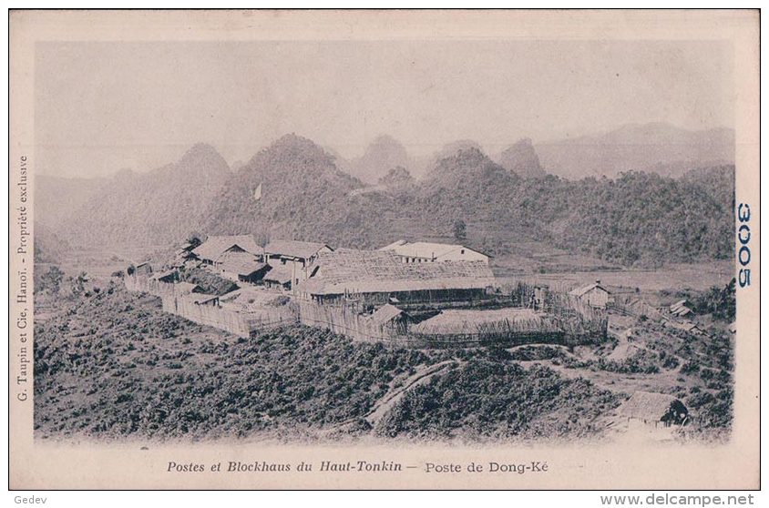 Viêt-Nam Indochine, Postes Et Blockhaus De Dong-Ké Haut-Tonkin (3005) - Vietnam