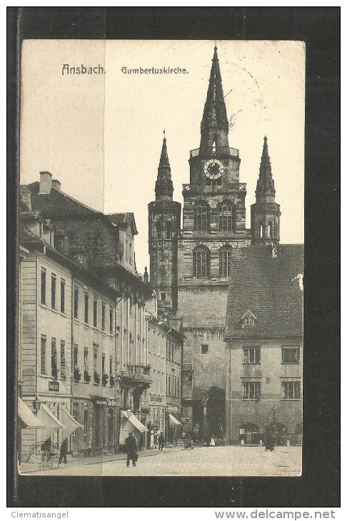 31 * ANSBACH * GUMBERTUSKIRCHE * 1911 **!! - Ansbach