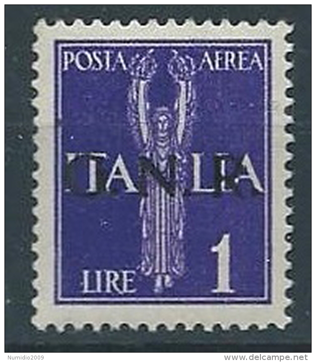 1944 RSI GNR VERONA POSTA AEREA 1 LIRA MNH ** - S2-10 - Poste Aérienne