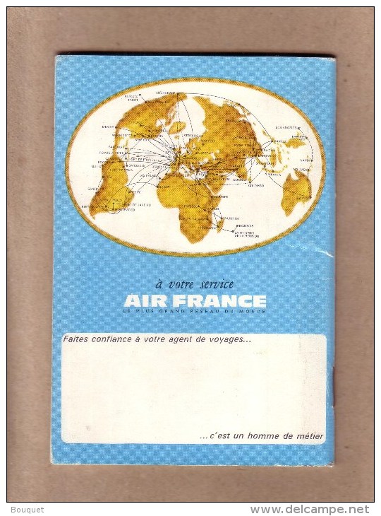 HORAIRES - AVIATION - AIR FRANCE - HORAIRES DE POCHE N° 18 - AU DEPART DE LYON - HÔTESSE - AVRIL A OCTOBRE 1969 - Timetables