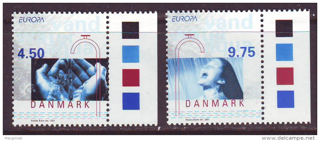 Denmark 2001. Europa 2 St. MNH. Pf.** - Nuevos