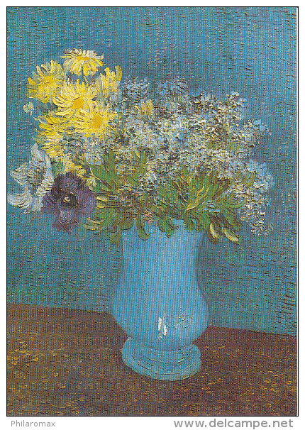 DG080 - VINCENT VAN GOGH - VASE WITH FLOWERS - UNWRITTEN - IMPRESSIONISM - Paintings