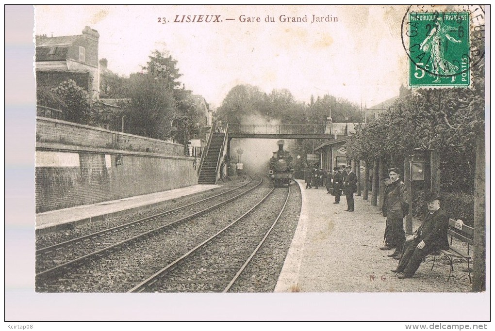 LISIEUX . Gare Du Grand Jardin . - Lisieux