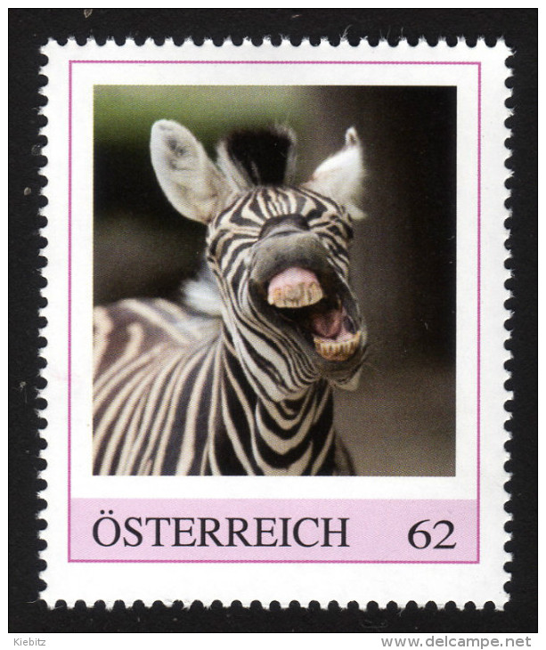 ÖSTERREICH 2014 ** ZEBRA - PM Personalized Stamp MNH - Personalisierte Briefmarken