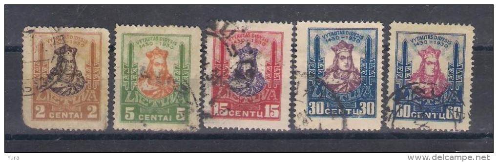 Lithuania 1930 Mi Nr Between 293...301  (a1p4) - Lituanie