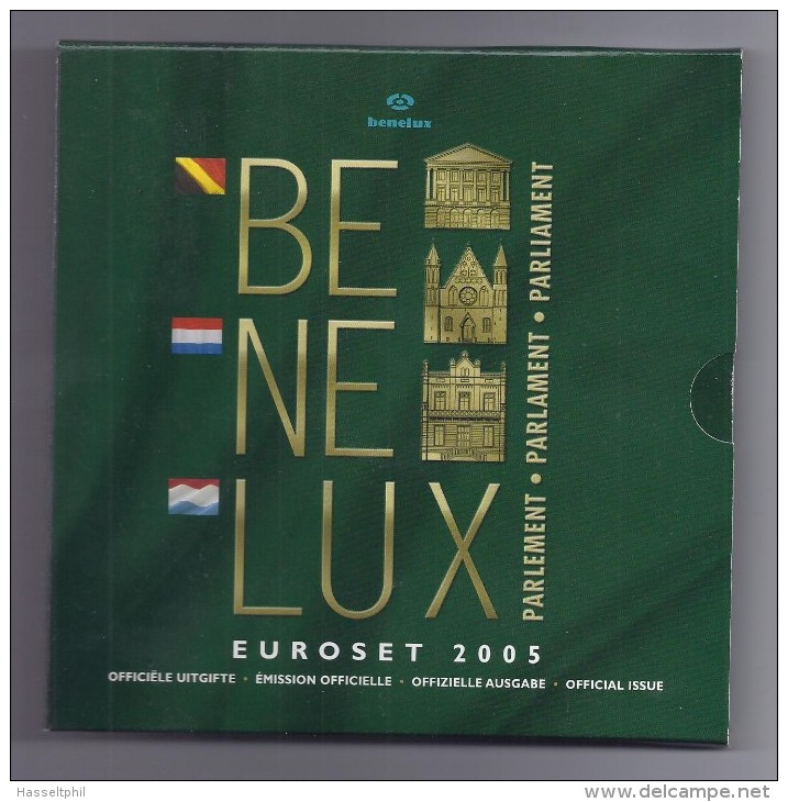 BELGIE -BELGIQUE EUROMUNTEN BU-set 2005 -  BENELUX - Belgique