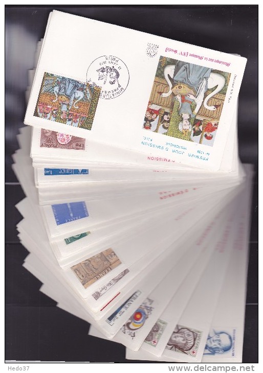 Année Complète 1979 Sur 41 Enveloppes 1er Jour. TB - 1970-1979