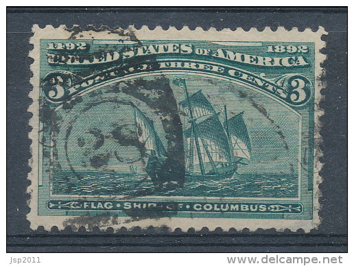 USA 1893. Scott # 232. 3 C  Green. Columbian Exposition Issue. USED - Usati