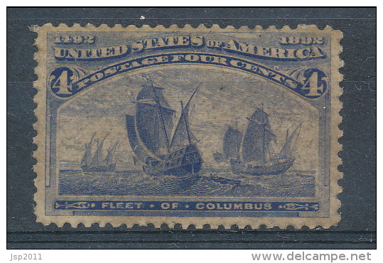 USA 1893. Scott # 233. 4 C  Ultramarine. Columbian Exposition Issue. USED - Usati