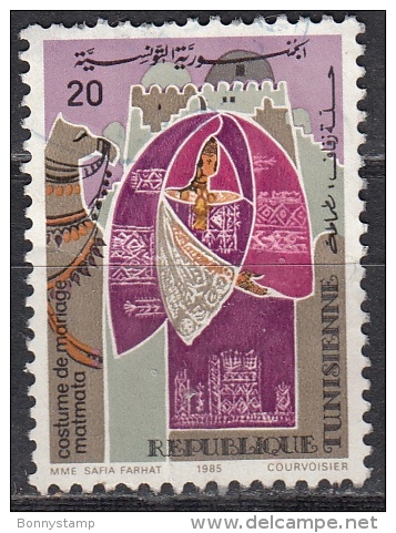 Tunisia, 1985 - 20m Matmata - Nr.874 Usato° - Tunisia (1956-...)