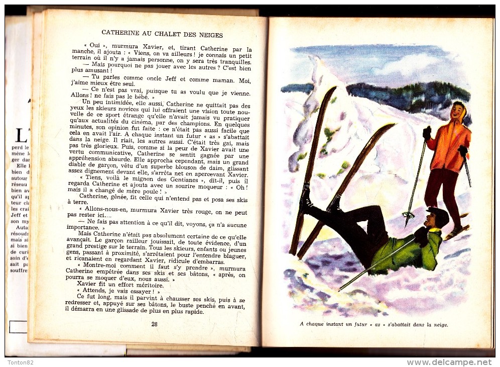 Denis - François - Catherine Au Chalet Des Neiges - Idéal Bibliothèque N° 127  - ( 1957 ) . - Ideal Bibliotheque