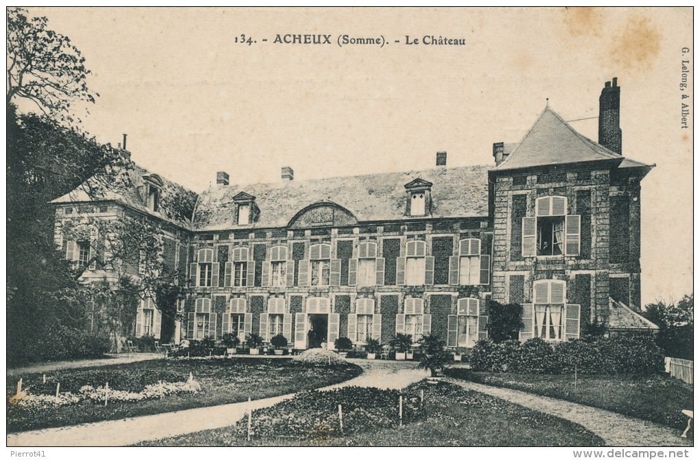 ACHEUX - Le Château - Acheux En Amienois