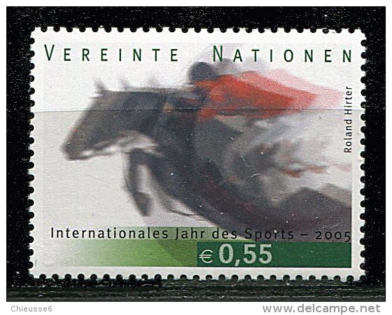 (cl 19 - P31) Nations Unies - Vienne ** N° 452  (ref. Michel Au Dos) - Equitation - - Neufs