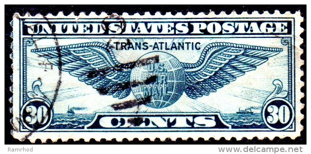 USA 1939 Air. Winged Globe -  30c. - Blue   FU - 1a. 1918-1940 Gebraucht