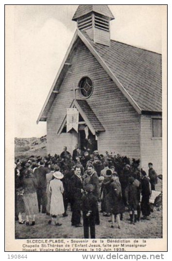 62 St-CECILE-PLAGE ( Pas De Calais )  Souvenir De La Bénédiction De La Chapelle St Thérèse De L" Enfant Jésus. - Autres & Non Classés