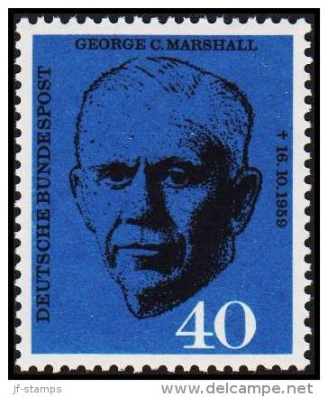  1960. George C. Marshall. 40 Pf. (Michel: 344) - JF220203 - Sonstige & Ohne Zuordnung