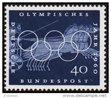 1960. Olympische Sommerspiele. 40 Pf. (Michel: 335) - JF220181 - Sonstige & Ohne Zuordnung