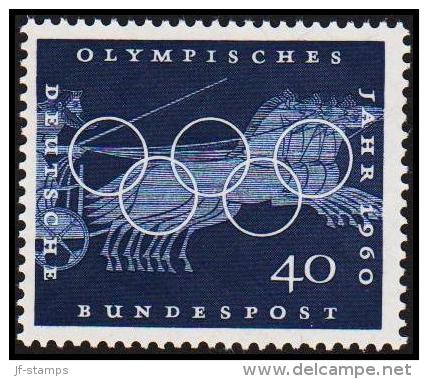 1960. Olympische Sommerspiele. 40 Pf. (Michel: 335) - JF220183 - Sonstige & Ohne Zuordnung