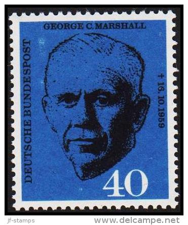  1960. George C. Marshall. 40 Pf. (Michel: 344) - JF220201 - Otros & Sin Clasificación