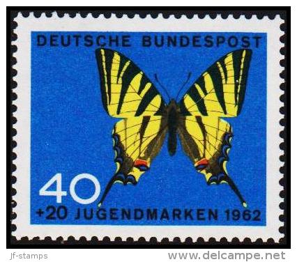 1962. Schmetterlinge. 40 + 20 Pf. (Michel: 379) - JF220298 - Other & Unclassified