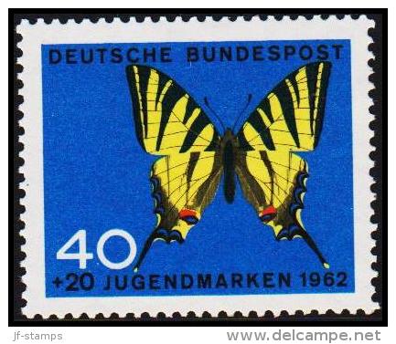 1962. Schmetterlinge. 40 + 20 Pf. (Michel: 379) - JF220307 - Sonstige & Ohne Zuordnung