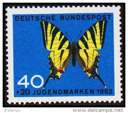 1962. Schmetterlinge. 40 + 20 Pf. (Michel: 379) - JF220306 - Sonstige & Ohne Zuordnung